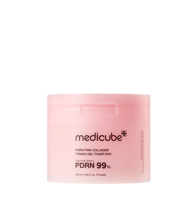 Medicube PDRN Pink Collagen Toning Gel Toner Pad 70 Pads